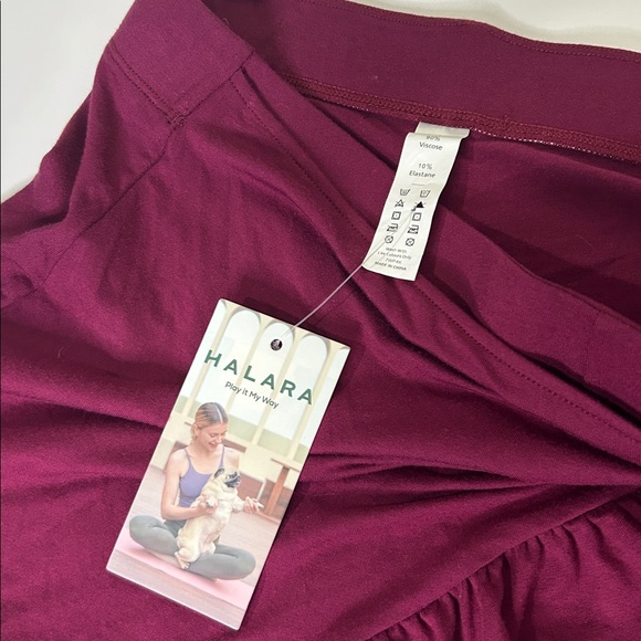 HALARA Deep Red Ruffle Mini Skirt - Picture 4 of 6